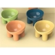 New macaron colored elephant leg neck protection bowl, cat food bowl, anti spill pet bowl, tableware