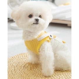Cute cartoon funny traction vest for spring and summer dogs, small dogs, cats, pets, cat and dog clothes