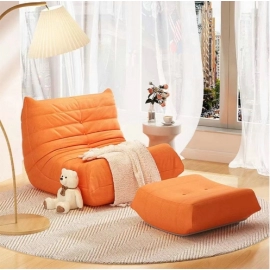 Lazy sofa, living room, bedroom dual-use, lazy chair, balcony, leisure lounge chair, modern minimalist caterpillar single Human sofa