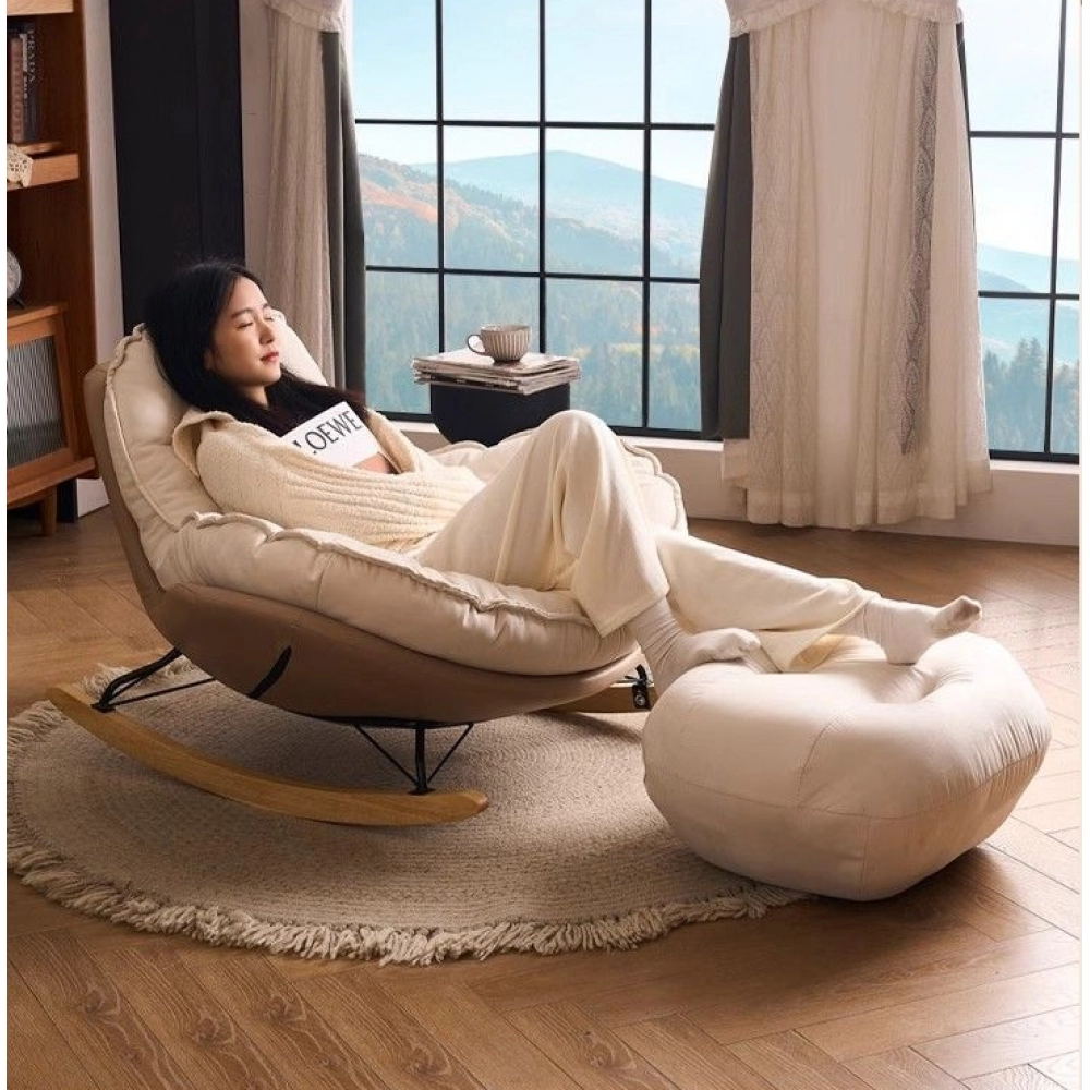 Lazy sofa, home rocking, single person, simple living room, bedroom, light luxury, penguin leisure rocking chair, balcony lounge chair Lazy sofa, home rocking, single person, simple living room, bedroom, light luxury, penguin leisure rocking chair, balcony lounge chair