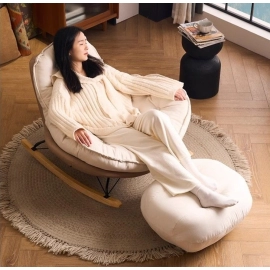 Lazy sofa, home rocking, single person, simple living room, bedroom, light luxury, penguin leisure rocking chair, balcony lounge chair