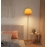 Design sense floor lamp American retro living room bedroom study glass creative LED cream atmosphere upright desk lamp