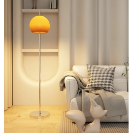 Design sense floor lamp American retro living room bedroom study glass creative LED cream atmosphere upright desk lamp