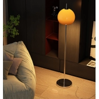 Design sense floor lamp American retro living room bedroom study glass creative LED cream atmosphere upright desk lamp