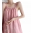 Dopamine pink blend camisole dress for women in summer, slimming and exuding a slimming temperament. Large skirt for beach vacation, sleeveless long dress